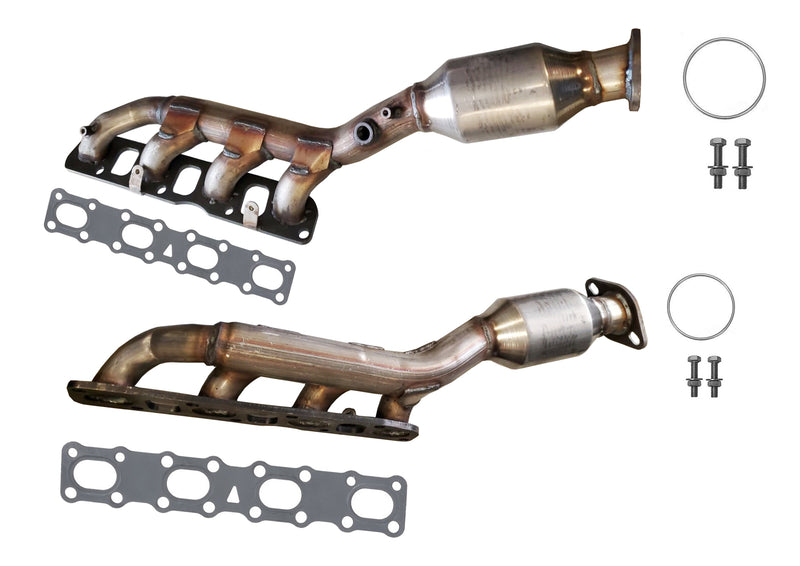 Nissan Titan 5.6L 2004-2015 Exhaust Catalytic Converters Manifolds Pair 4H43228229