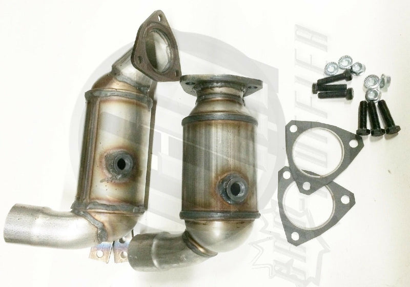 Jaguar X-Type 2.5L & 3.0L Pair of Both Front Catalytic Converters 2002-2008 8H044849