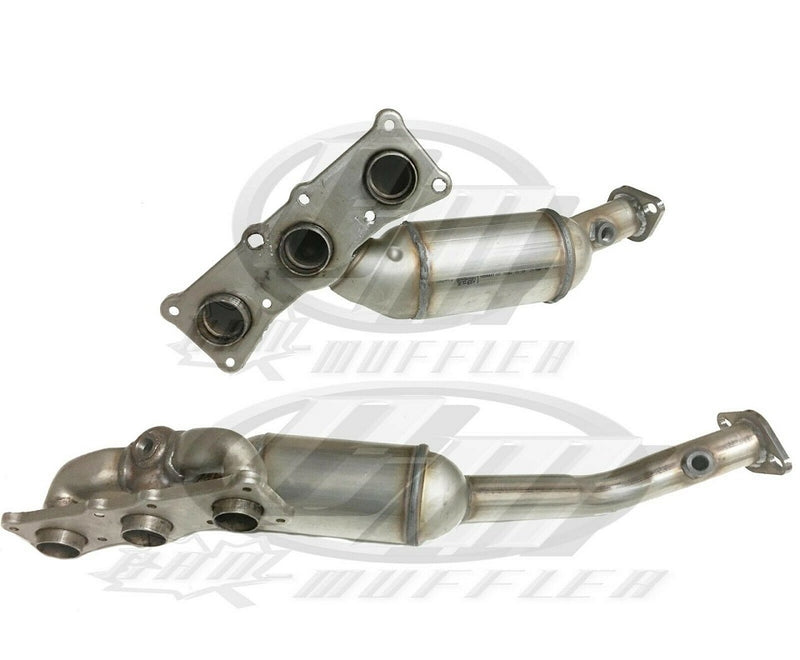 BMW X5 3.0L Pair of BOTH Manifold Catalytic Converter 2007-2010 10H22134135